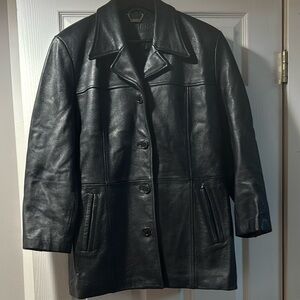 Danier Black Genuine Leather Jacket